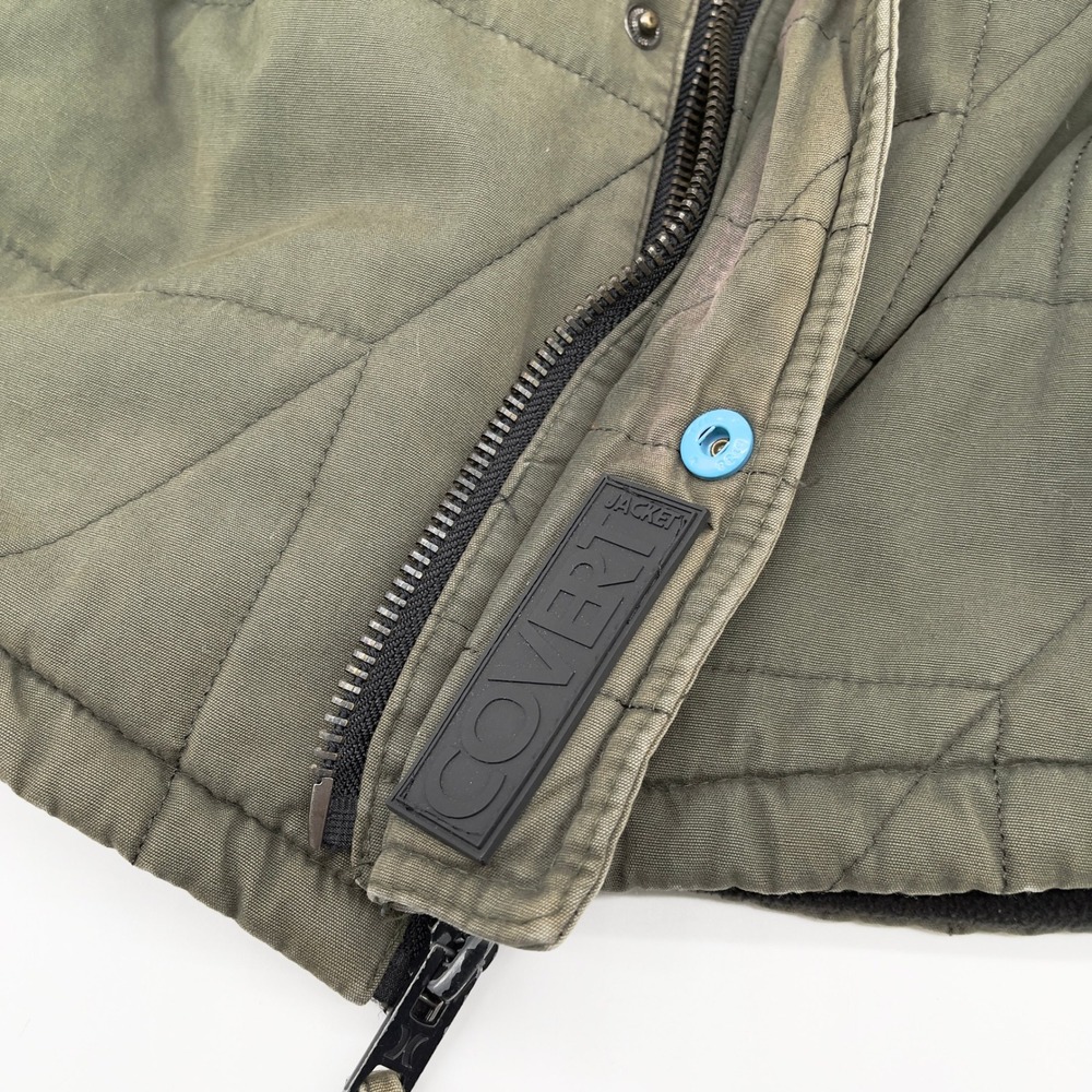 Hurley Mens Quilted Jacket Size‎ M Utility Military Skate Outdoor Grunge Street - Picture 16 of 16